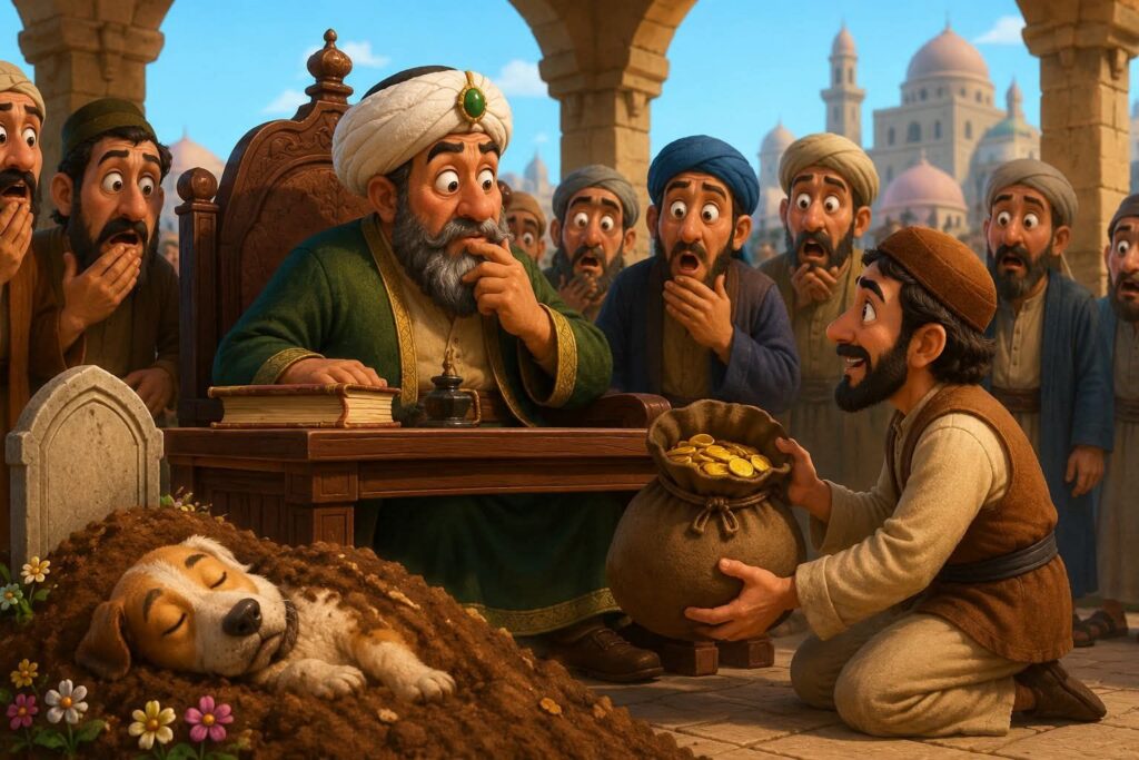 کتے کی وصیت اور قاضی کی عقیدت!    