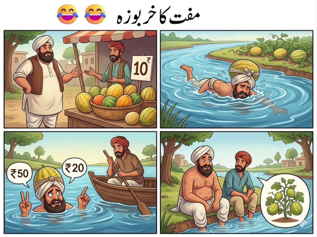مفت کا خربوزہ۔۔۔!