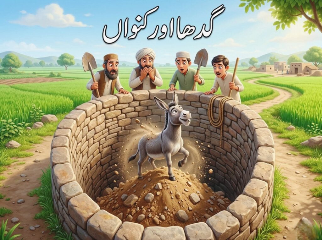 گدھا اور کنواں