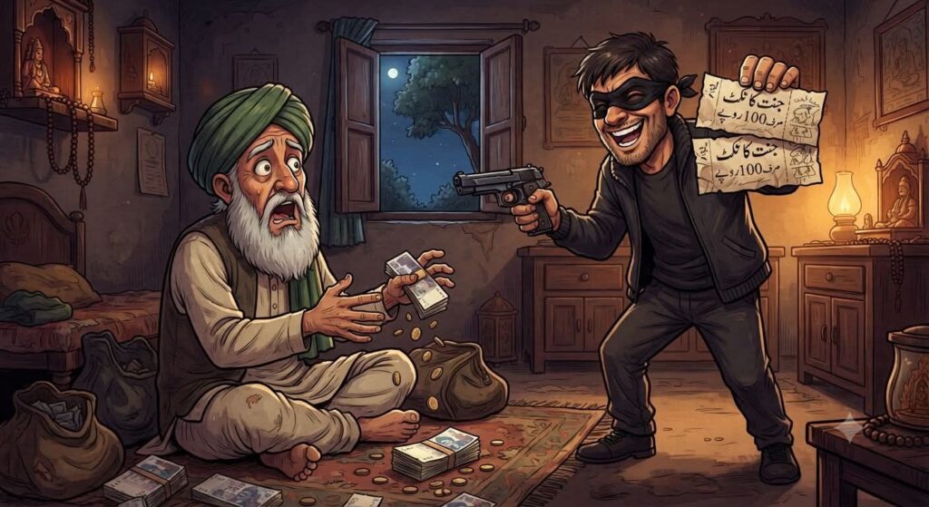 “صرف 100 روپے میں جنت کی ٹکٹ!”