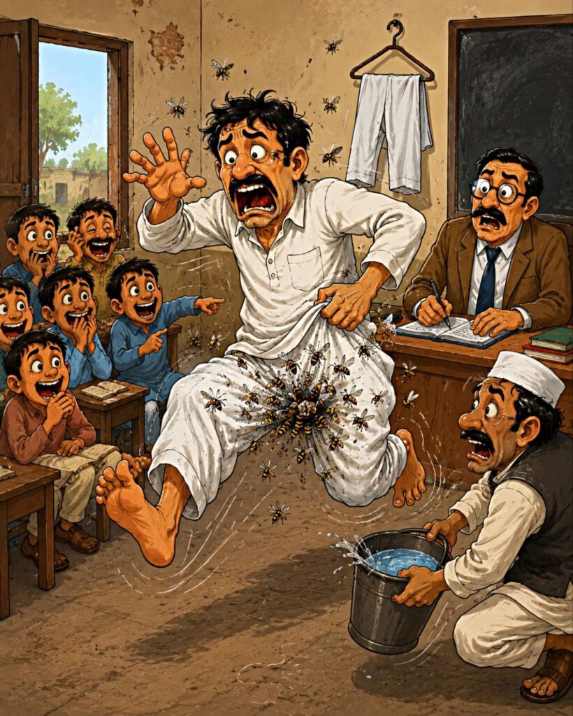 🔥😂 سرکاری شلوار اور بھڑوں کا معائنہ! 😂💁