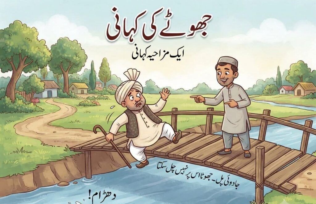                  جھوٹے کی کہانی