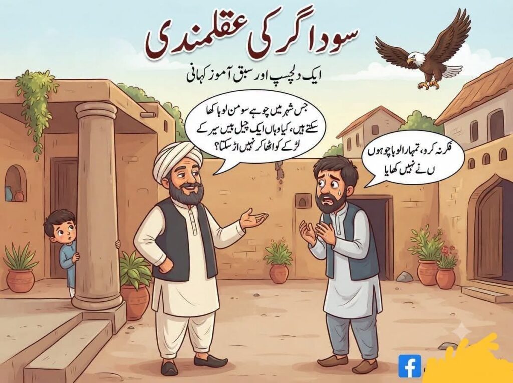 ۔۔&nbsp;&nbsp;&nbsp;&nbsp;&nbsp;&nbsp;&nbsp;&nbsp;&nbsp;&nbsp; سوداگر کی عقلمندی