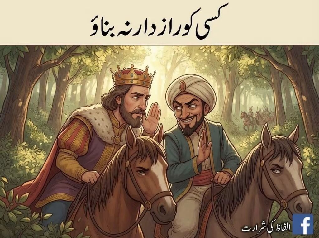 کسی کو راز دار نہ بناؤ