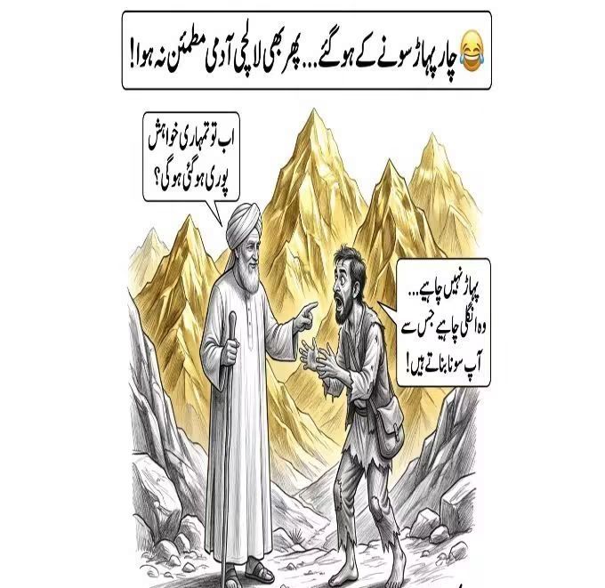 ولی کامل اور لالچی آدمی